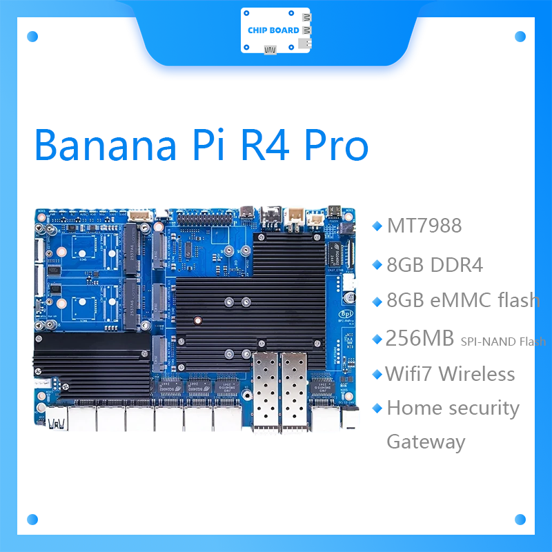 Плата Banana Pi BPI-R4 Pro пре – обзор и цена Bananapi Bpi R4 Wifi 7