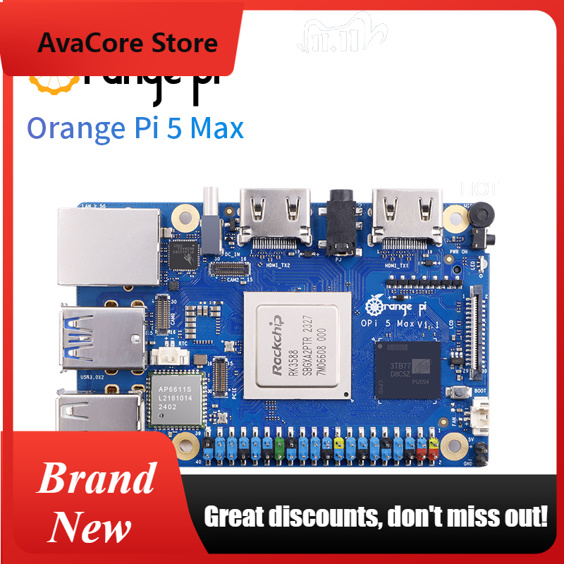Плата разработки AvaCoreOrange – обзор и цена Orange Pi 5 Max Rk3588